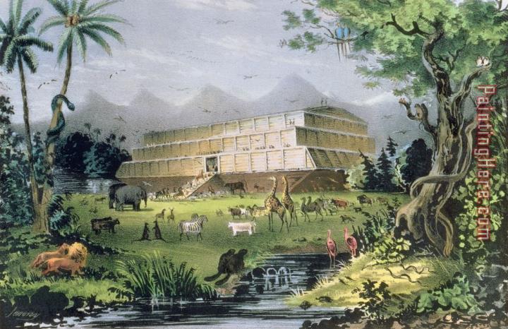 Currier and Ives Noahs Ark